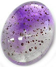 amethyste � inclusions oxydes de fer