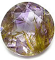 amethyste � inclusions oxydes de fer