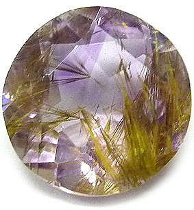 amethyste à inclusions oxydes de fer