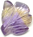 flower ametrine sculpture