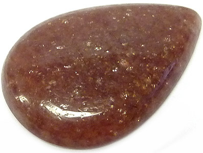 quartz aventurine brun à rouge