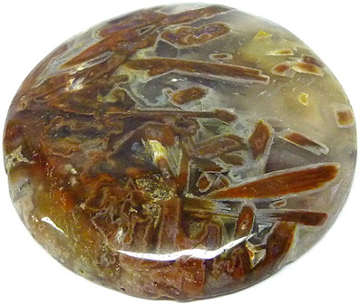 sagenitic agate sagenitique pseudomorphe
