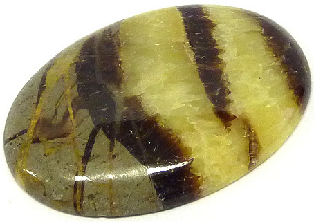 Madagascar septaria avec calcite jaune