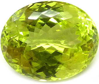 chrysoberyl vert-jaune inde