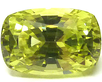 chrysoberyl jaune-vert