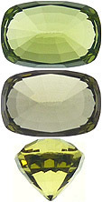 chrysoberyl trichroisme faible � distinct