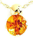 pendentif citrine