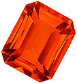 citrine synthetique orange vif