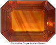 citrine avec zones de couleur rectilignes