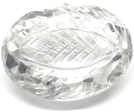 cristal de roche gravé
