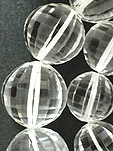 perles de quartz cristal de roche