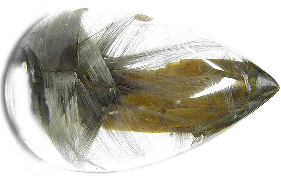 rutile brookite inclusions