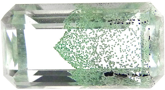 chlorite inclusions in rock crystal
