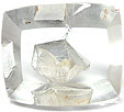 cristal n�gatif dans cristal de roche