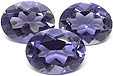 iolites cordierites calibr�es ovale � facettes