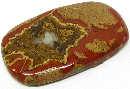 jaspe bicolore rouge et brun