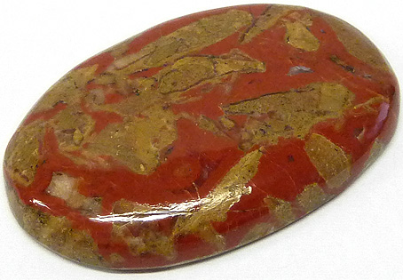 bicolore jaspe brun et rouge