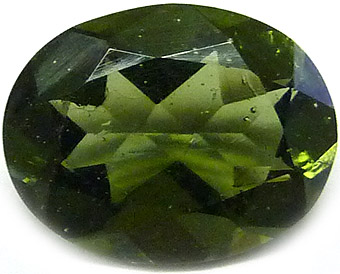 facet cut moldavite
