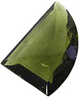 facet cut czech green moldavite