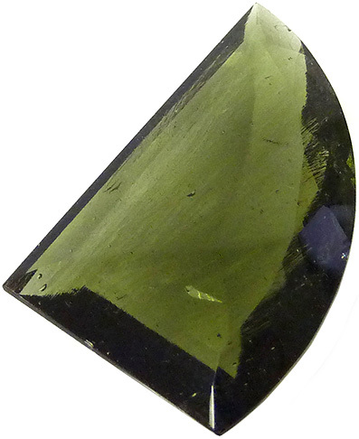 facet cut czech green moldavite