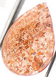 oligoclase � inclusions d'h�matite