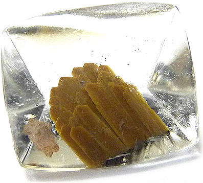 quartz inclusions brookite