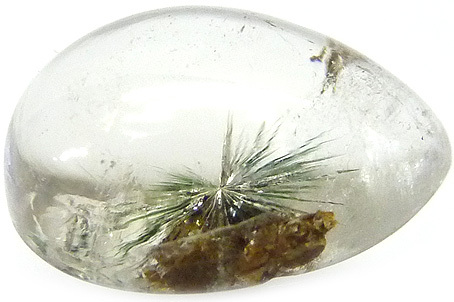 aegirine inclusions in quartz