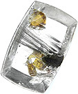 anatase inclusions dans quartz