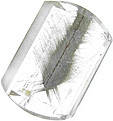 brookite inclusions in quartz