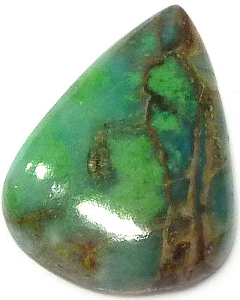 chrysocolle inclusions dans quartz