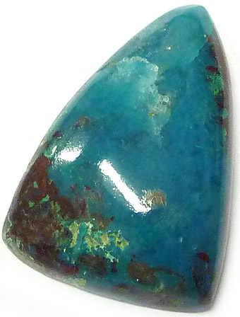 chrysocolle inclusions in quartz