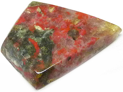 cinabre inclusions dans quartz