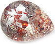 hematite inclusions dans quartz