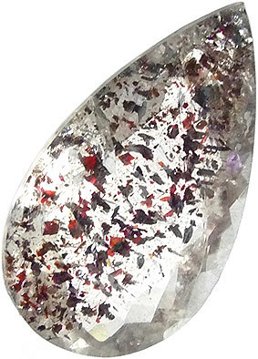 hematite inclusions dans quartz