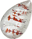 hematite inclusions dans quartz