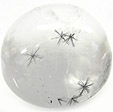 hollandite inclusions dans quartz