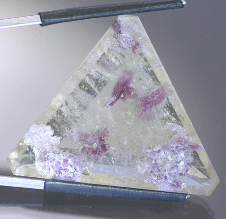 quartz � inclusions l�pidolite br�sil