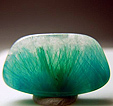 quartz avec inclusions malachite et chrysocolle