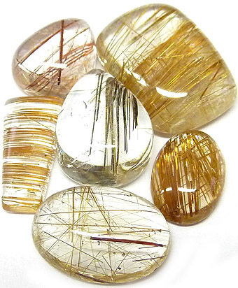 rutile inclusions dans quartz
