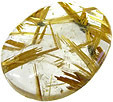 rutile inclusions in quartz