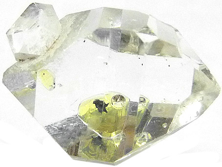 petrol inclusions in quartz
