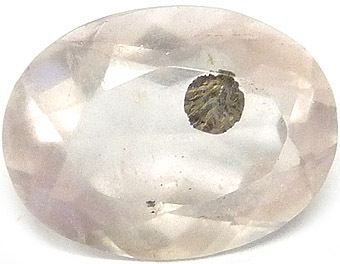 inclusions marcasite dans quartz rose