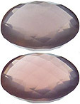 pleochroisme faible du quartz rose