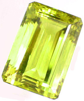 citrine oro verde irradiée