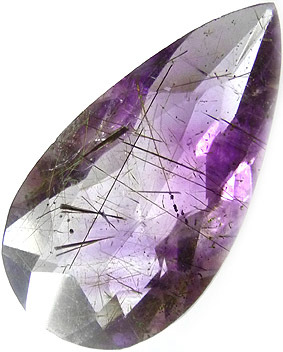 amethyste � schorl inclusions
