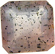 quartz rose diopside inclusions
