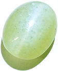 scapolite oeil de chat verte
