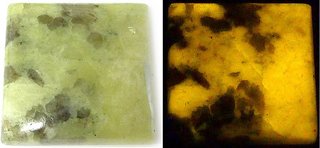 wernerite scapolite fluorescente
