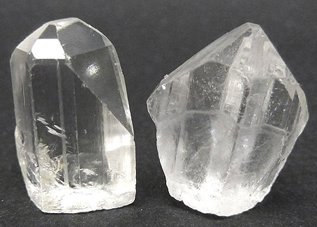 colorless topaz crystals
