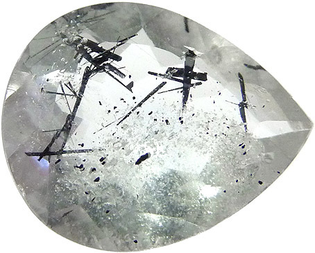 inclusions aciculaires dans topaze